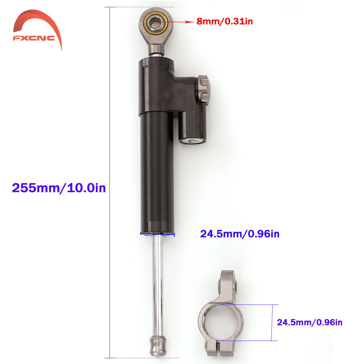For Yamaha MT-09 2013 2014-2015 CNC Steering Damper Stabilizer Brackets Kit US