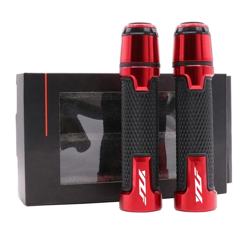 Universal 7/8” 22mm Motorcycle Handlebar Hand Grips for Yamaha YZF R1 R3 R6 R25