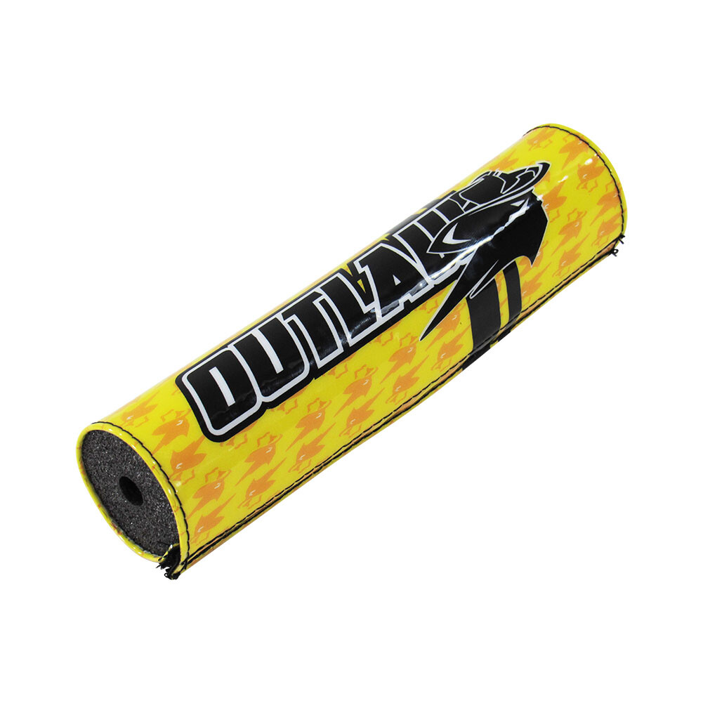 Outlaw Racing Handlebar Pad Crossbar Cushion ATV Motorcycle DirtBike 8.9″ Yellow