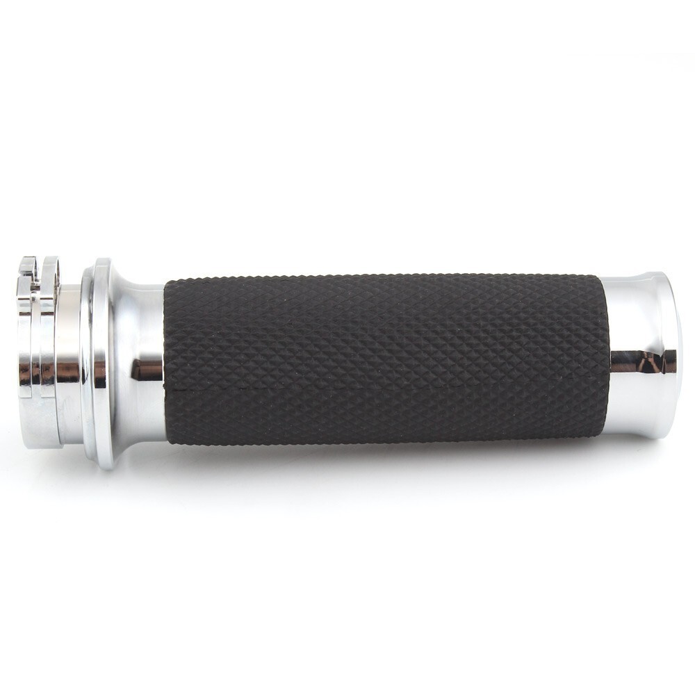 1 Inch Hand Grips Motorcycle Handlebar Grips Cable Throttle for Harley Dyna FXDL