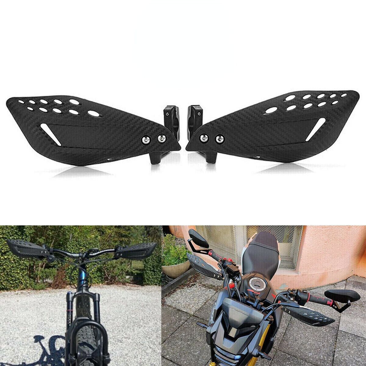 For Dirt Bike ATV Motorcycle 7/8″ Universal Handlebar Hand Guards Protector Kits