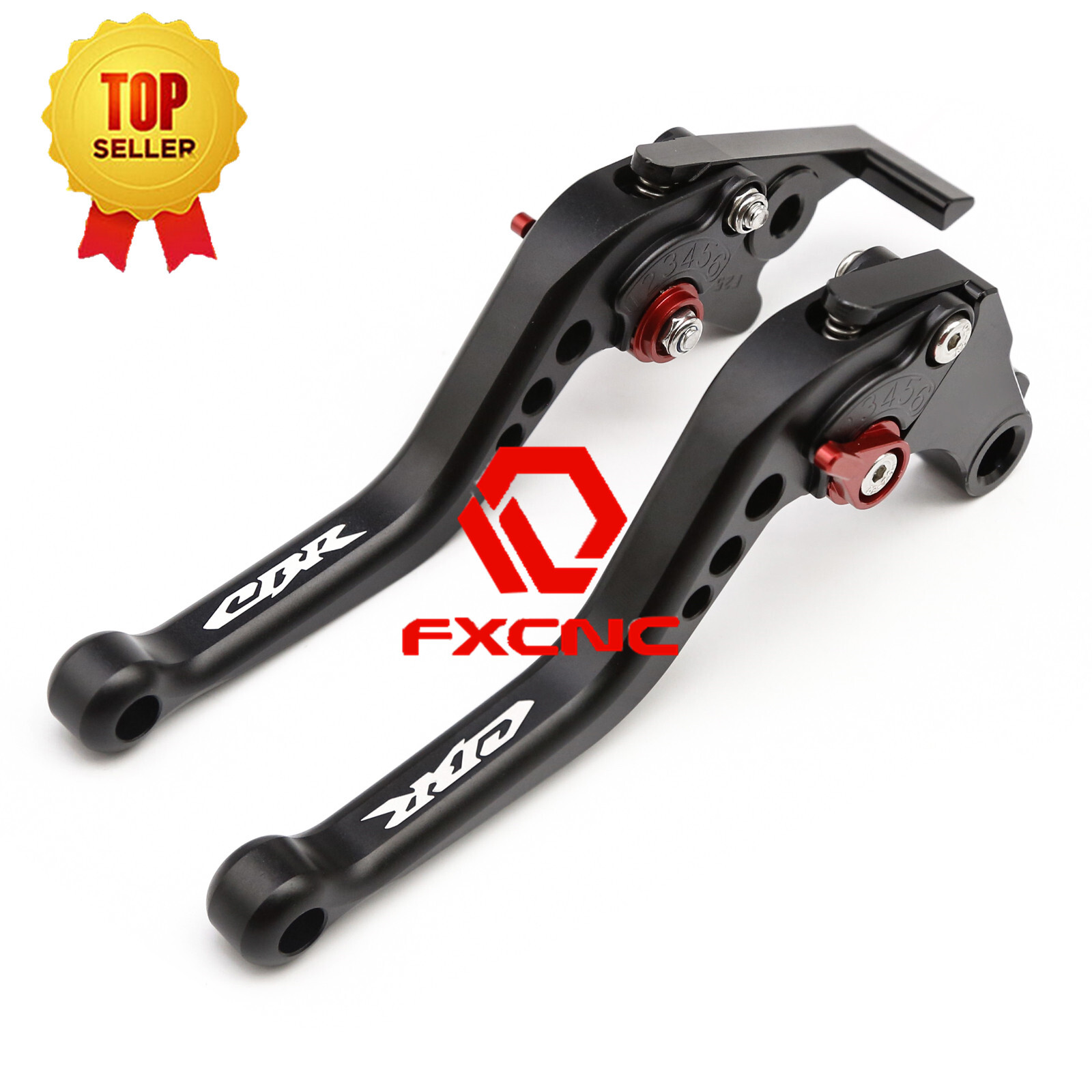 CNC Adjusting Short Brake Clutch Levers CBR Logo Handle For CBR900RR 1993-1999