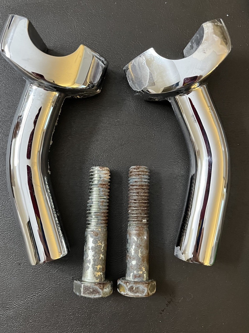 Harley Davidson Chrome Set Back Riser Kit 56066-82A