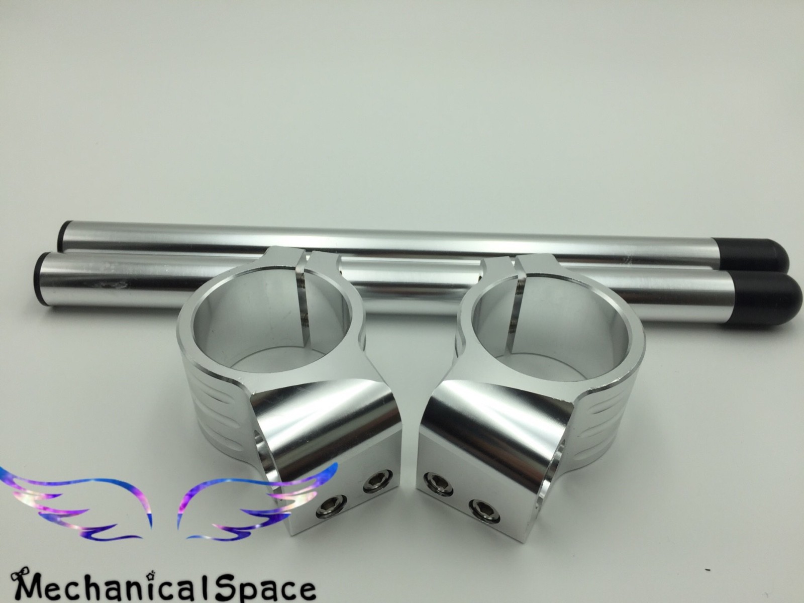 50mm, 7/8″ Tube, CNC Motorcycle Universal Clip On Ons Fork Handle Bar Handlebars