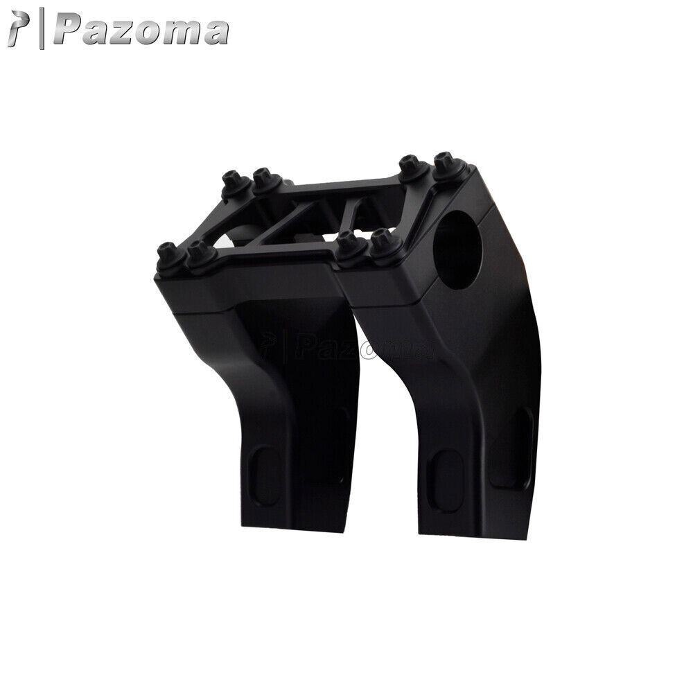 For Harley Sportster Dyna Softail 4″ – 14″ Rise Pull-Back Clamp Handlebar Risers