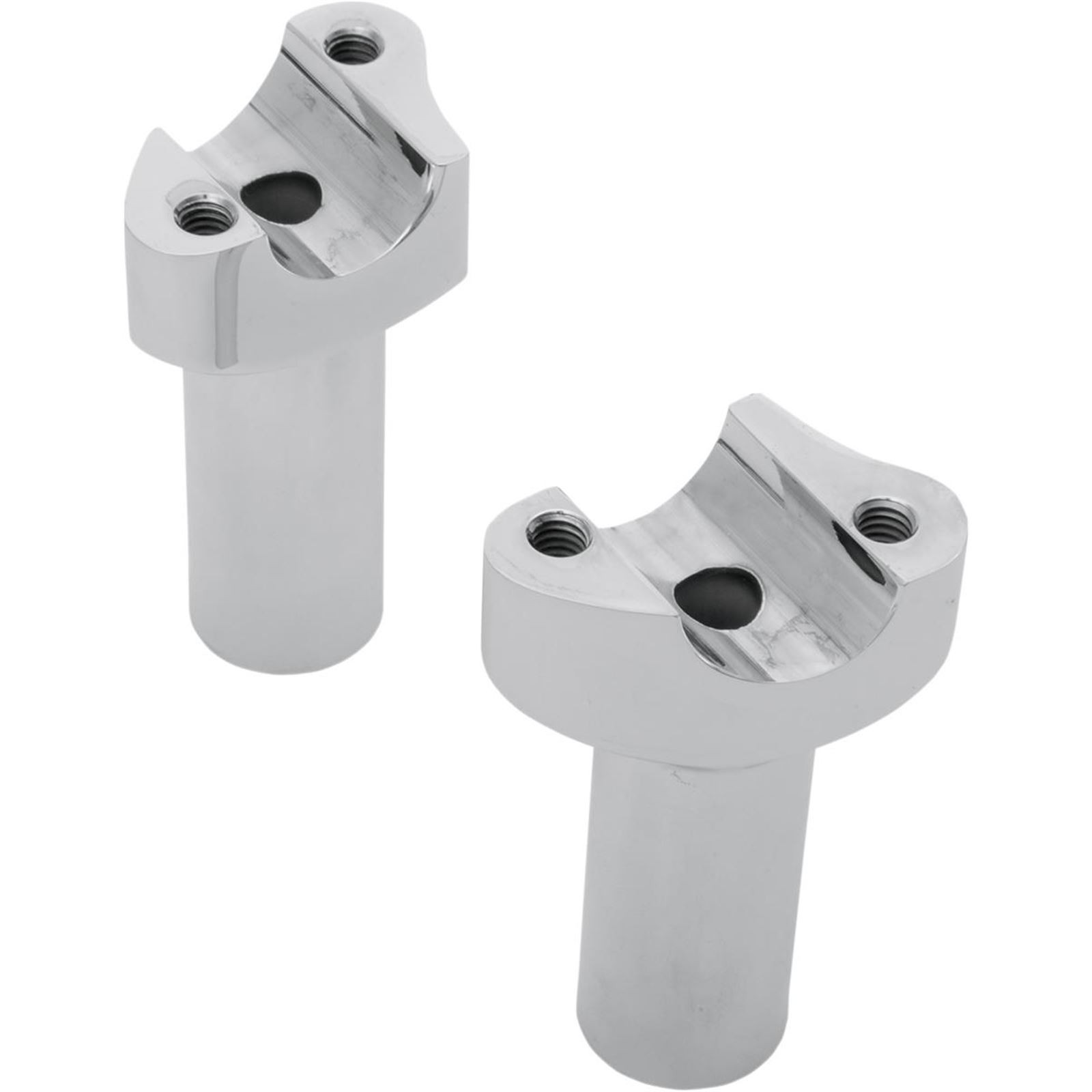 Drag Specialties Chrome 3.5″ Straight Risers 0602-0399