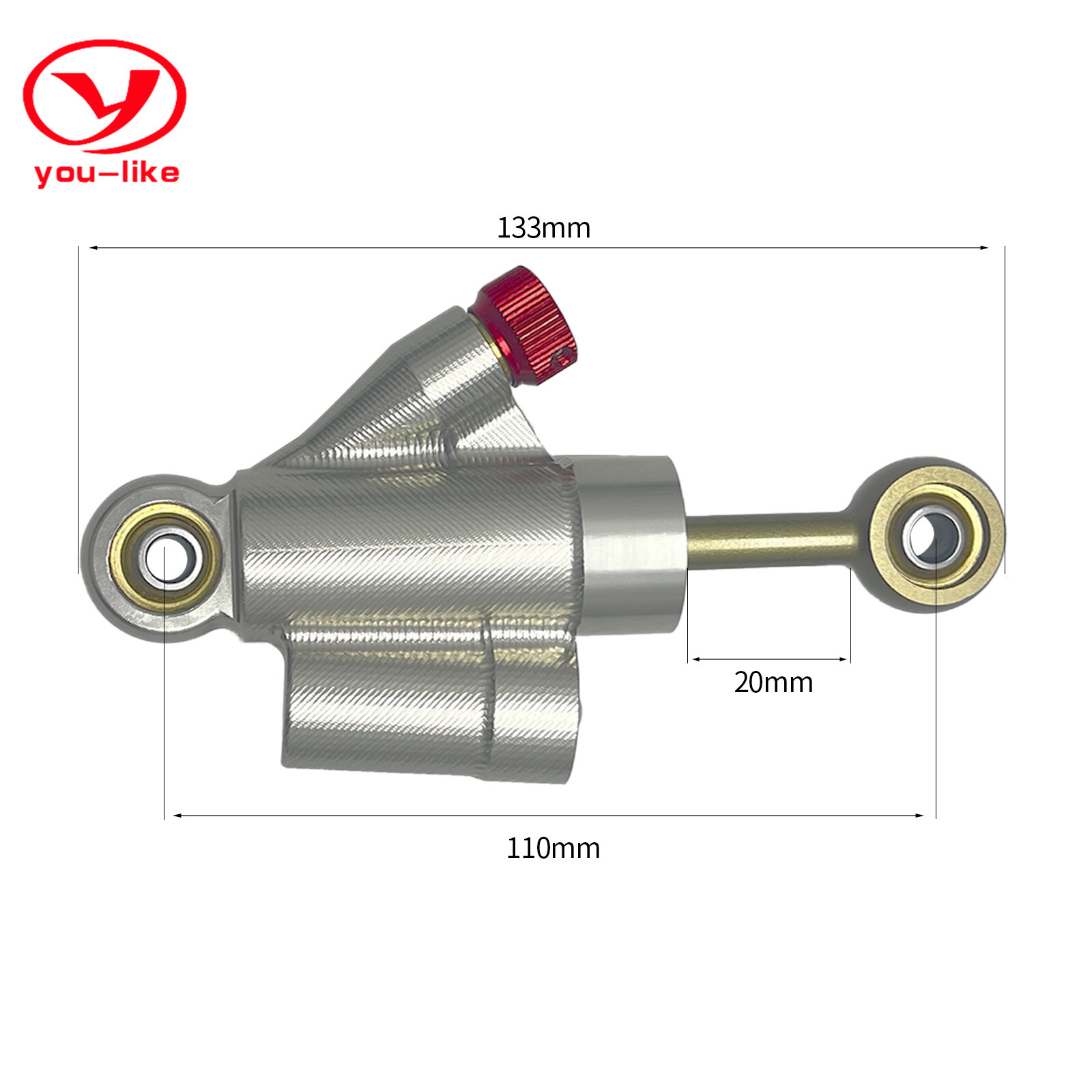 CNC Universal For CRF Motorbike Front Steering Damper Stabilizer Safety 3Colors