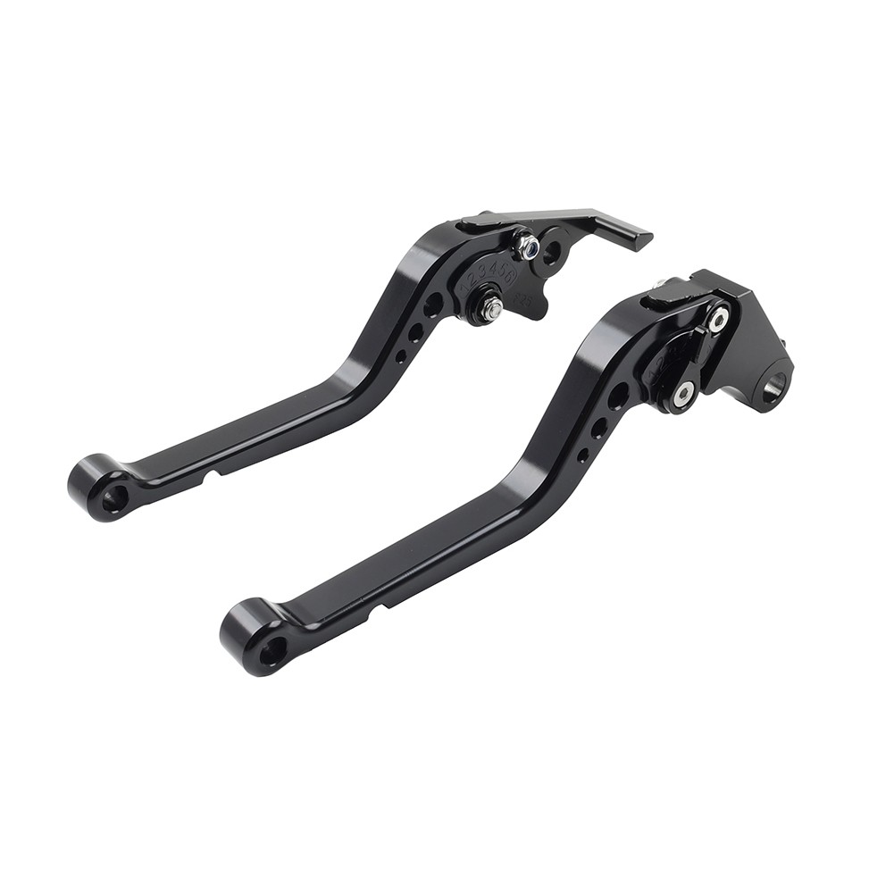 Black Adjust Long Brake Clutch Levers For BMW F800GS/Adventure 08-18 F800R 09-18