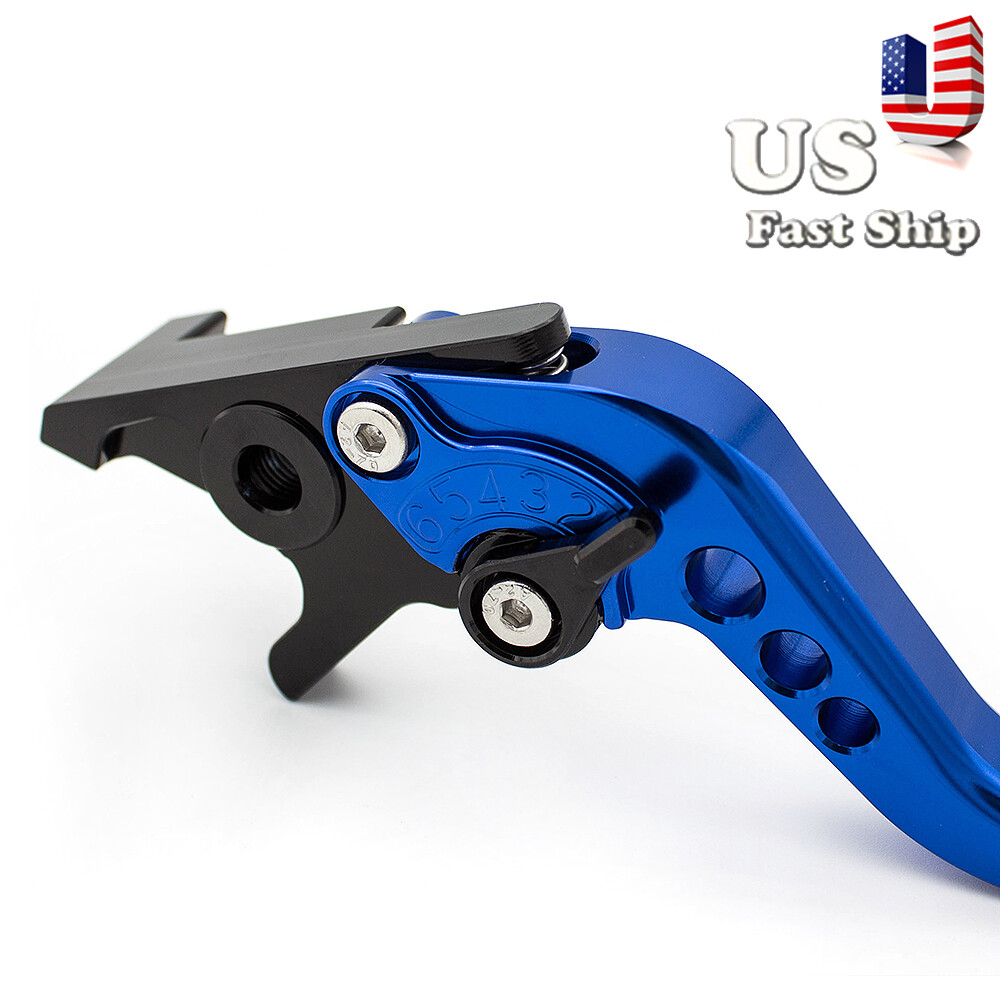 CNC Blue Brake Clutch Levers For Yamaha YFZ450 YFZ450R 2008-2015 2016 2017 2018