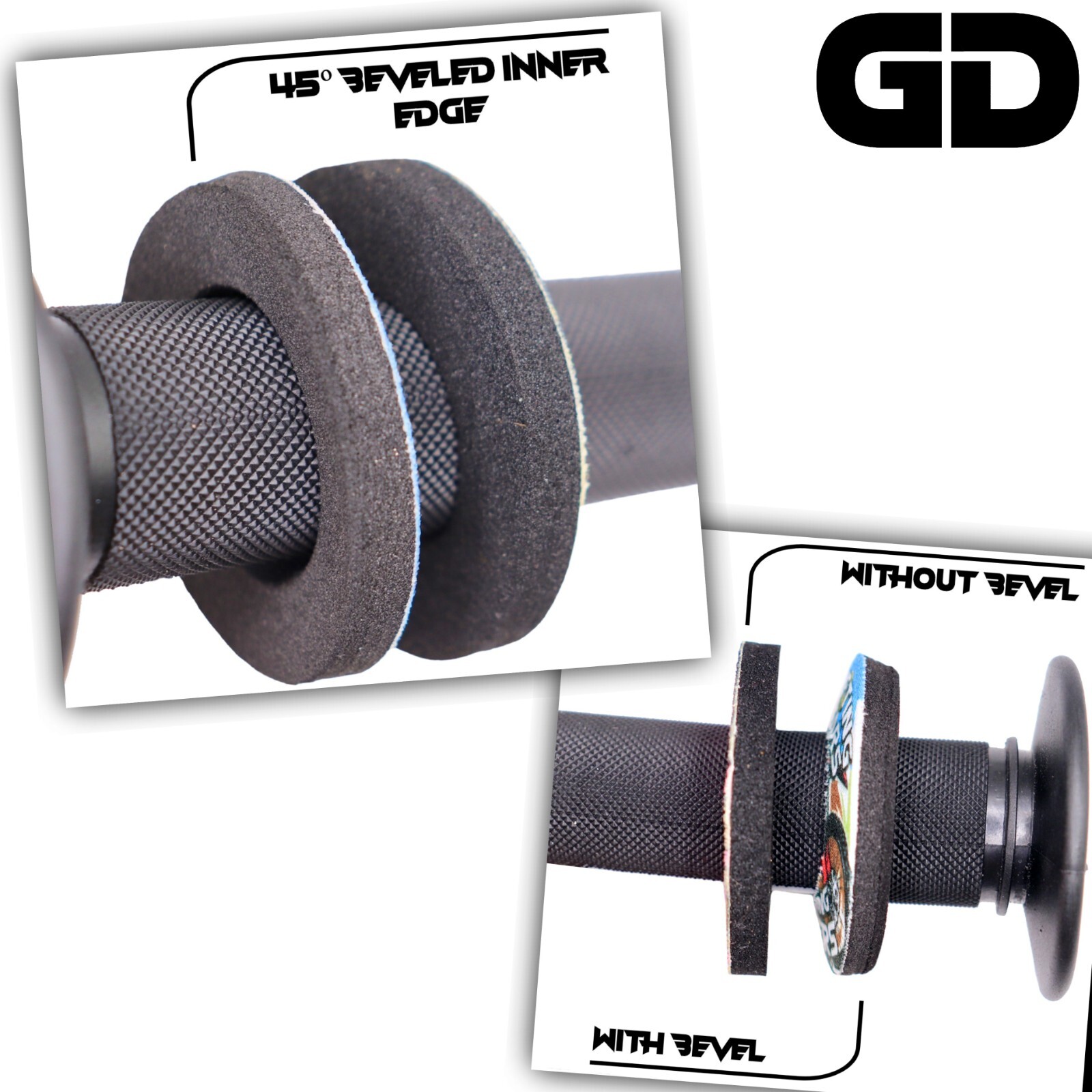 OFFICIAL GripDonuts.com Premium MX Grip Donuts for Dirt Bike Motorcycle BMX