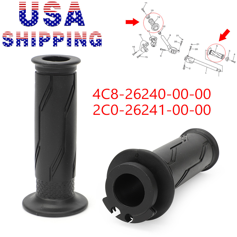 Throttle Tube w/ Grip For YAMAHA YZF-R6 YZF-R1 R6 R1 S M RH #2C0-26240-00-00 US