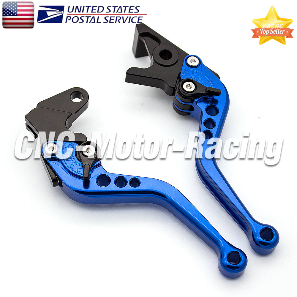 For Honda VTX1300 2003-2008 Brake Clutch Levers & Grips Handle Short Motorcycle