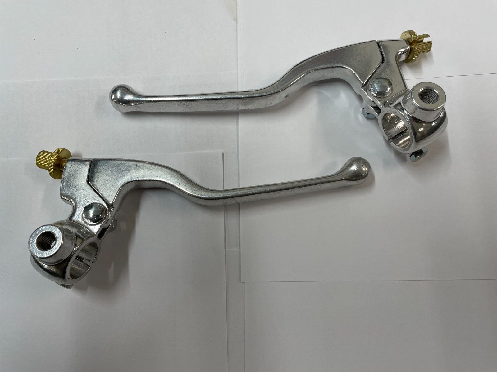 7/8″ DOG LEG Clutch & Brake lever Perch assembly with 10mm mirror mount