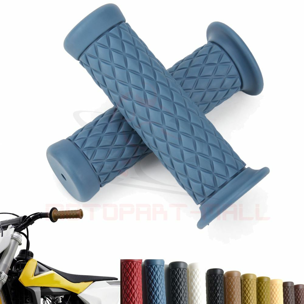 MOTORCYCLE RUBBER GEL HAND GRIPS FOR 7/8″ HANDLEBAR HONDA SUZUKI YAMAHA KAWASAKI