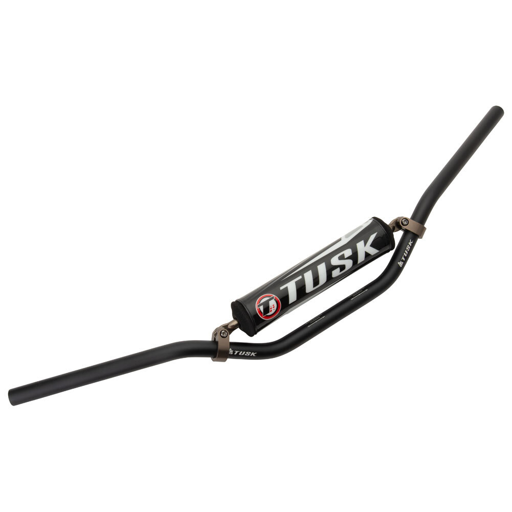 Tusk T-10 Aluminum 7/8″ Handlebar KX High Bend Black Dirt Bike Handlebars