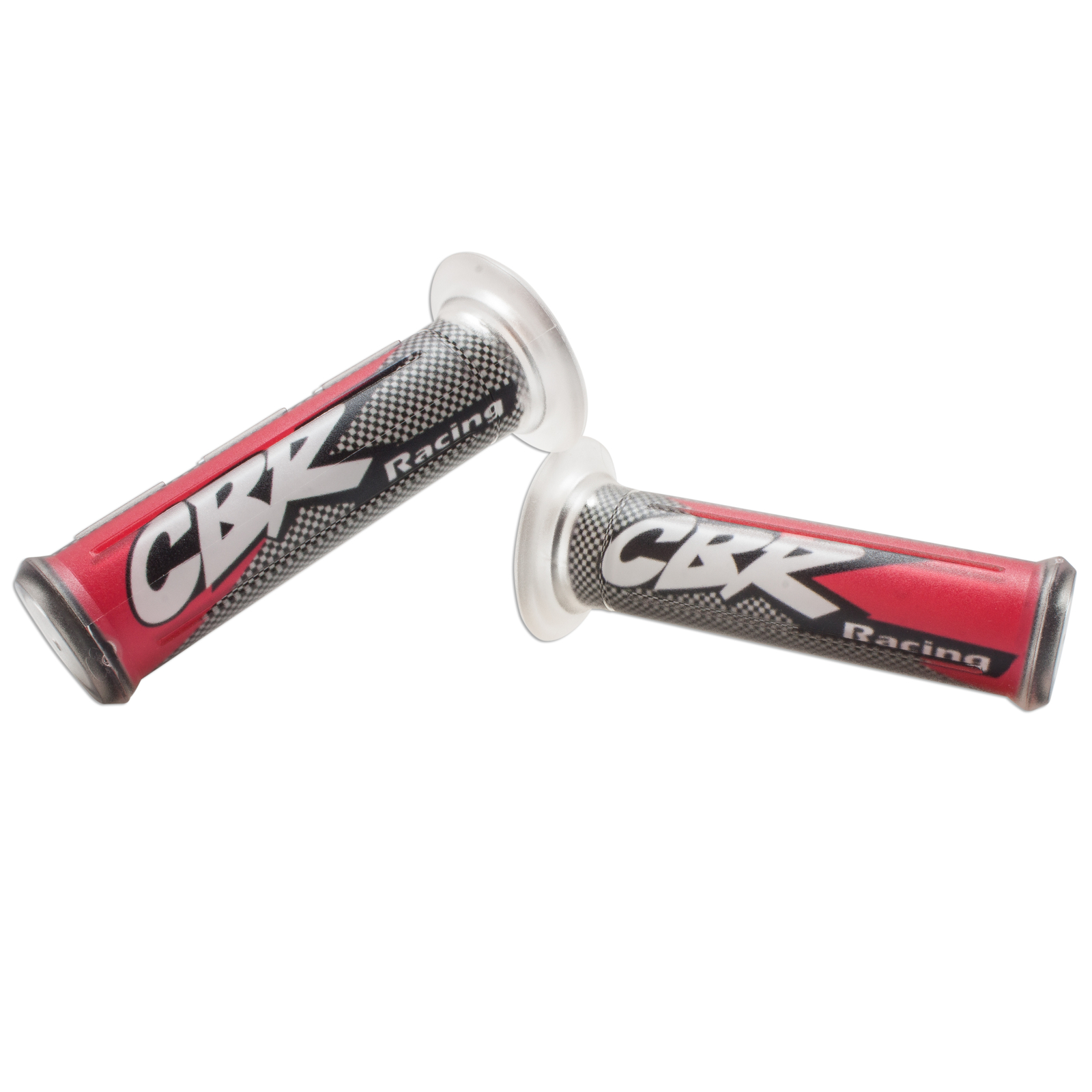 Handle Bar 22mm Left Right Front Red For Honda CBR Hand Grip 7/8″ Rubber
