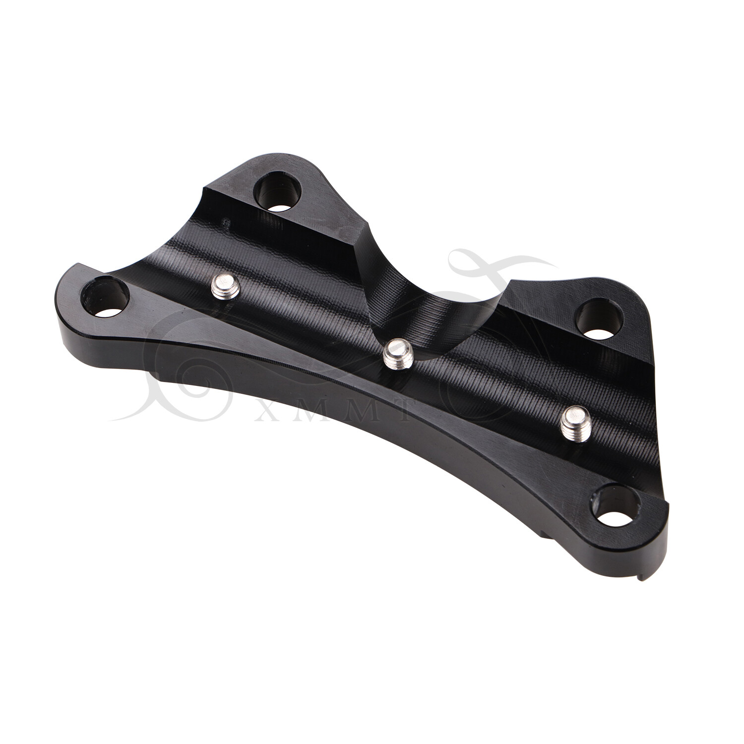 Black CNC Billet Aluminum Handlebar Riser Top Clamp For Harley Touring 1997-2019