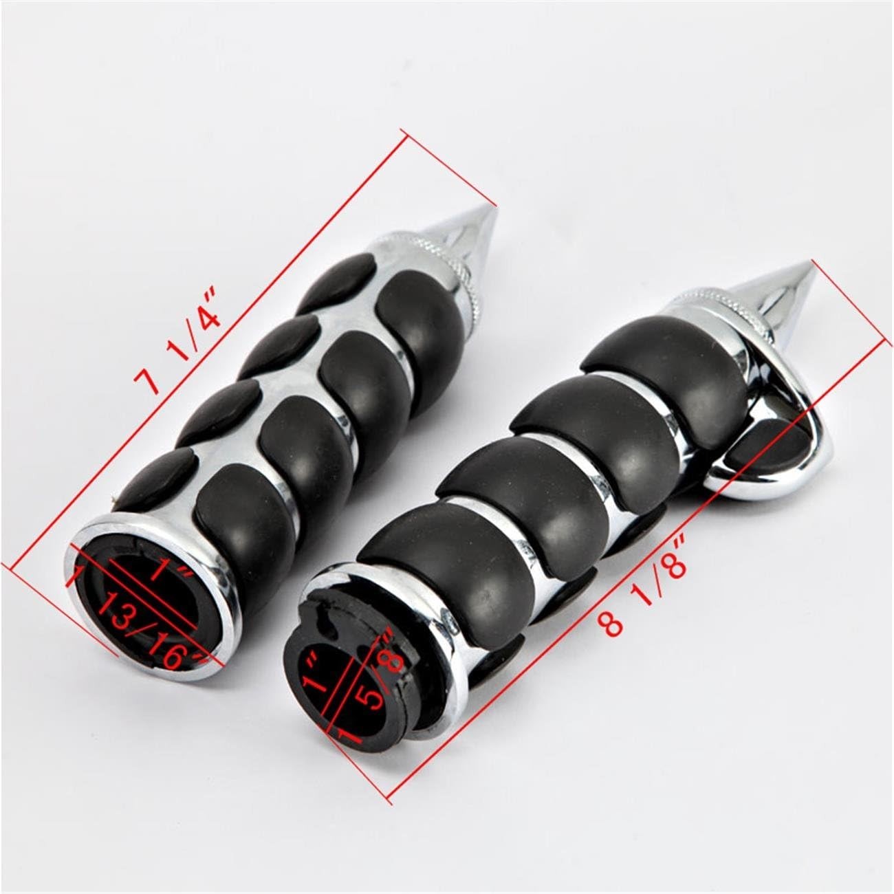 Durable Rubber Motorcycle Handlebar Grips – Slip-Resistant & Easy Install