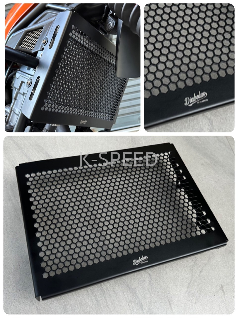 Diabolus Radiator Guard Grille Cover V1 For Honda Rebel 300 500 CMX 2017 – 2022