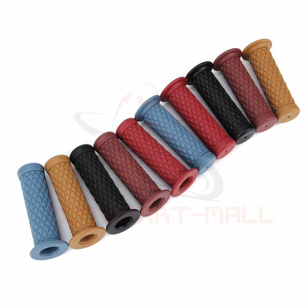 MOTORCYCLE RUBBER GEL HAND GRIPS FOR 7/8″ HANDLEBAR HONDA SUZUKI YAMAHA KAWASAKI