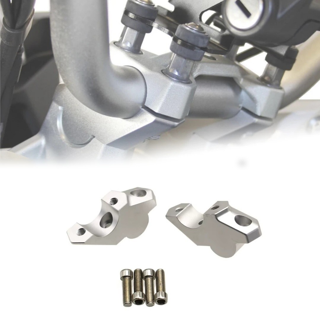 CNC Handlebar Risers Bar Clamp Cover For BMW F850GS 2018-2020 F900R F900XR 2020+