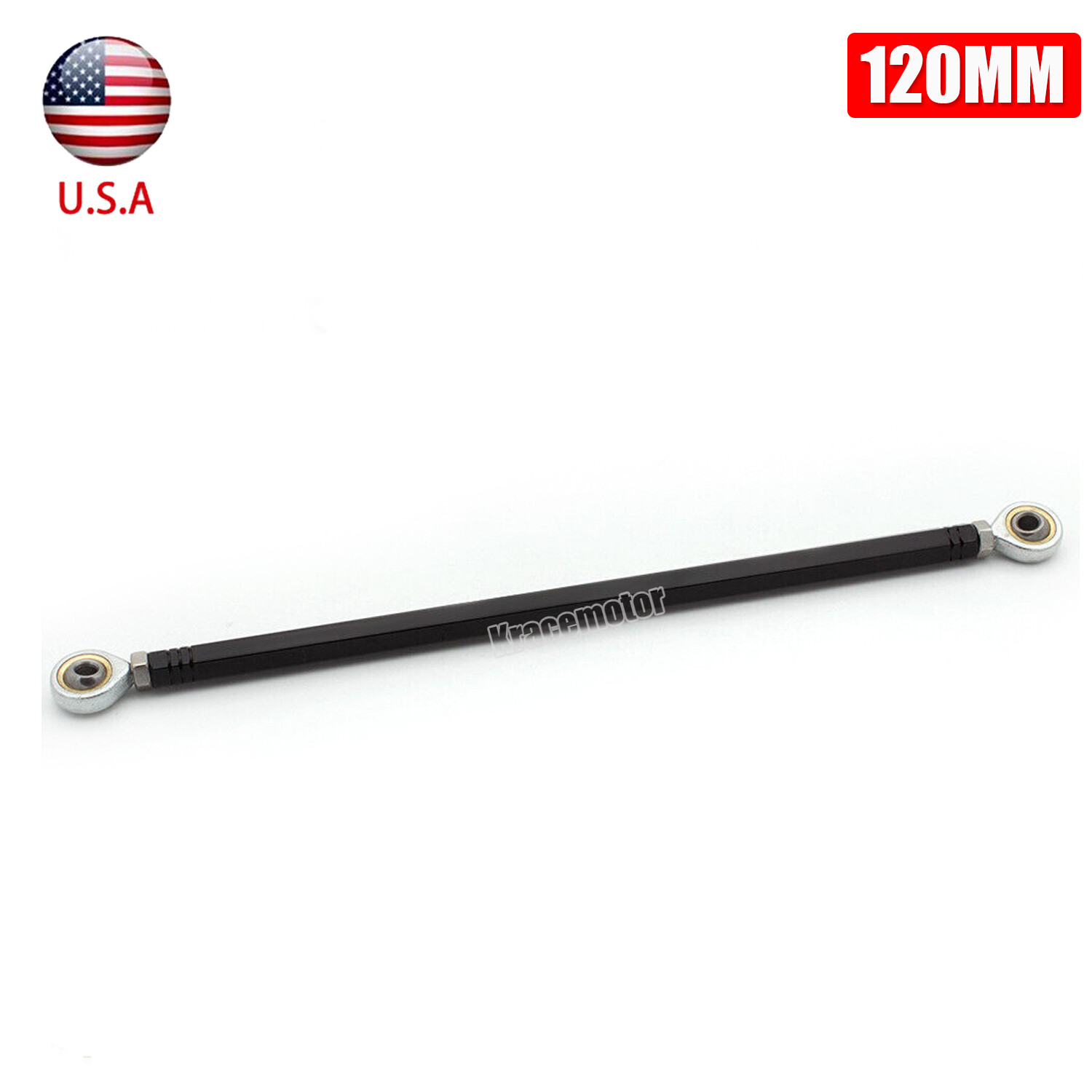 Motorcycle Dirt Bike 120mm Rearset Gear Shift Rod Linkage Replacement Part Black