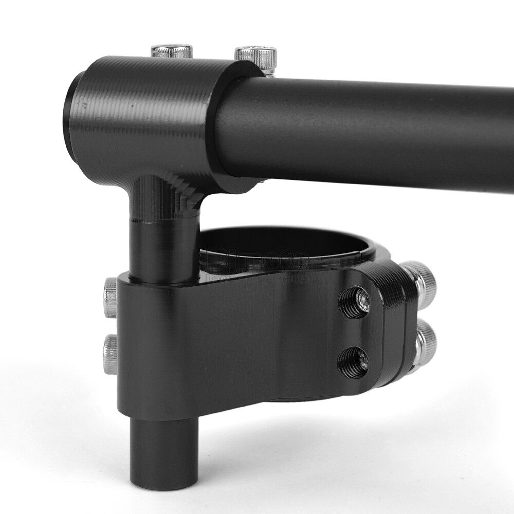 45mm CNC Adjustable Motorcycle 7/8” Clip-Ons On Fork Tube Rised Handle Bar
