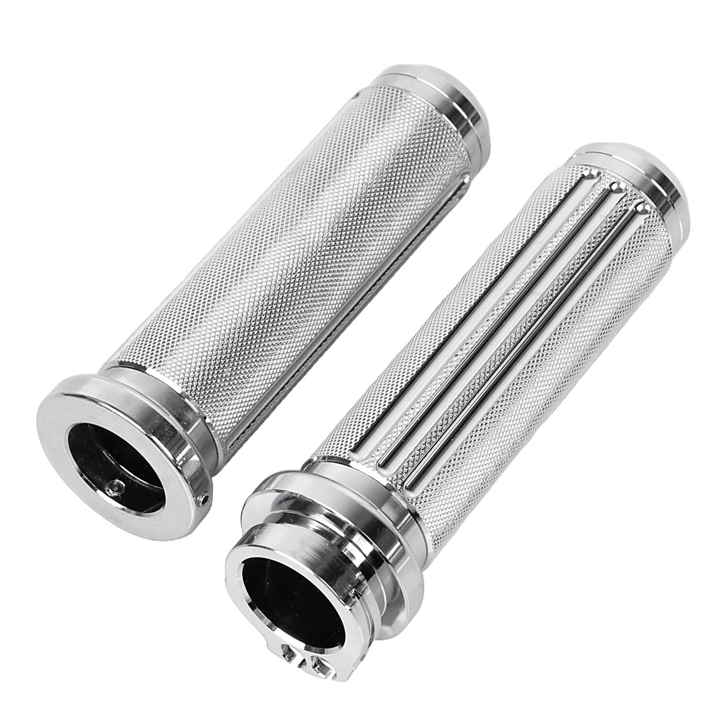 CNC Aluminum 1″ Handlebar Hand Grip For Harley Electra Glide Road King Softail