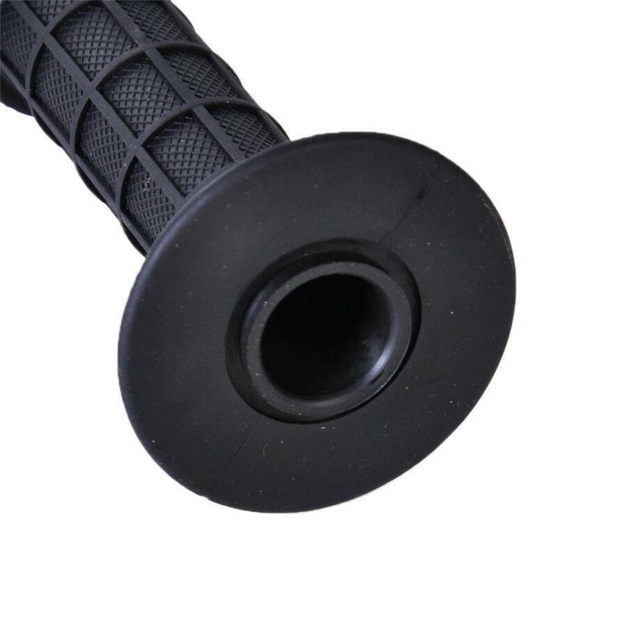 7/8″ Handlebar Rubber & Plastic & Metal Motorcycle Hand Grips w/ Throttle Cable