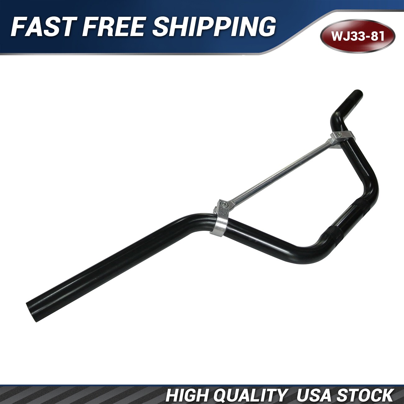 7/8″ Mid Handlebars Handle Bars Fit ATV Pit Dirt Bike Offroad Motorcycle Black+