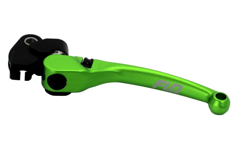 Kawasaki KX125 KX250 KX250F KX450F FLO MOTORSPORTS PRO 160 CLUTCH LEVER GREEN