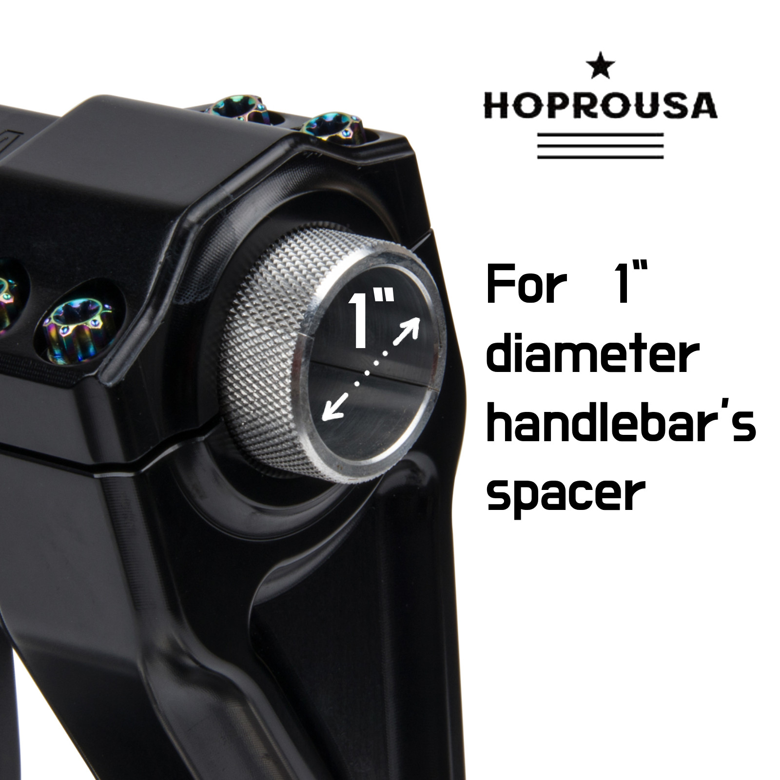 Hoprousa 10″ Height 1&1.25 inch Handlebar Riser with Round Digtal Gauge Gold