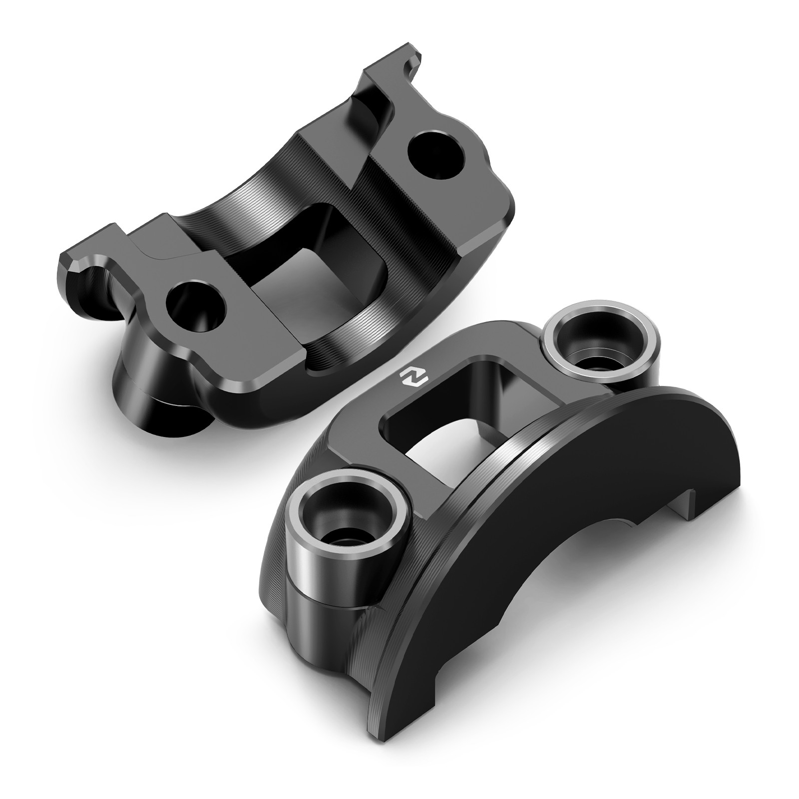 Brake Clutch Perch Half 1″ Handlebar Clamps Pair For Harley Street Glide FLHXS