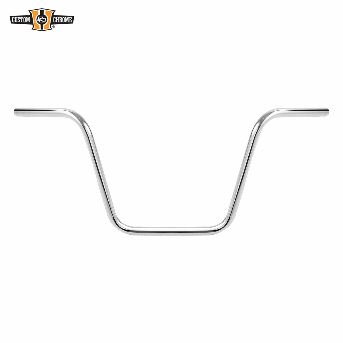 Chrome 1″Ape Hanger Handlebar 14″Rise 34.5″Width 8″Center Fit For Harley Custom