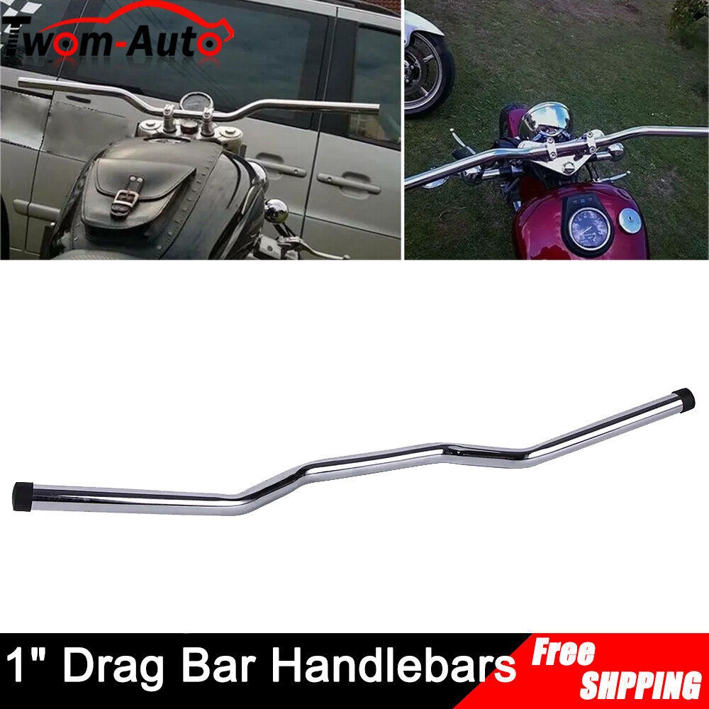 1″ Dimpled 3″ Low Rise Tracker Drag Bar Handlebar For Harley Honda Yamaha Suzuki