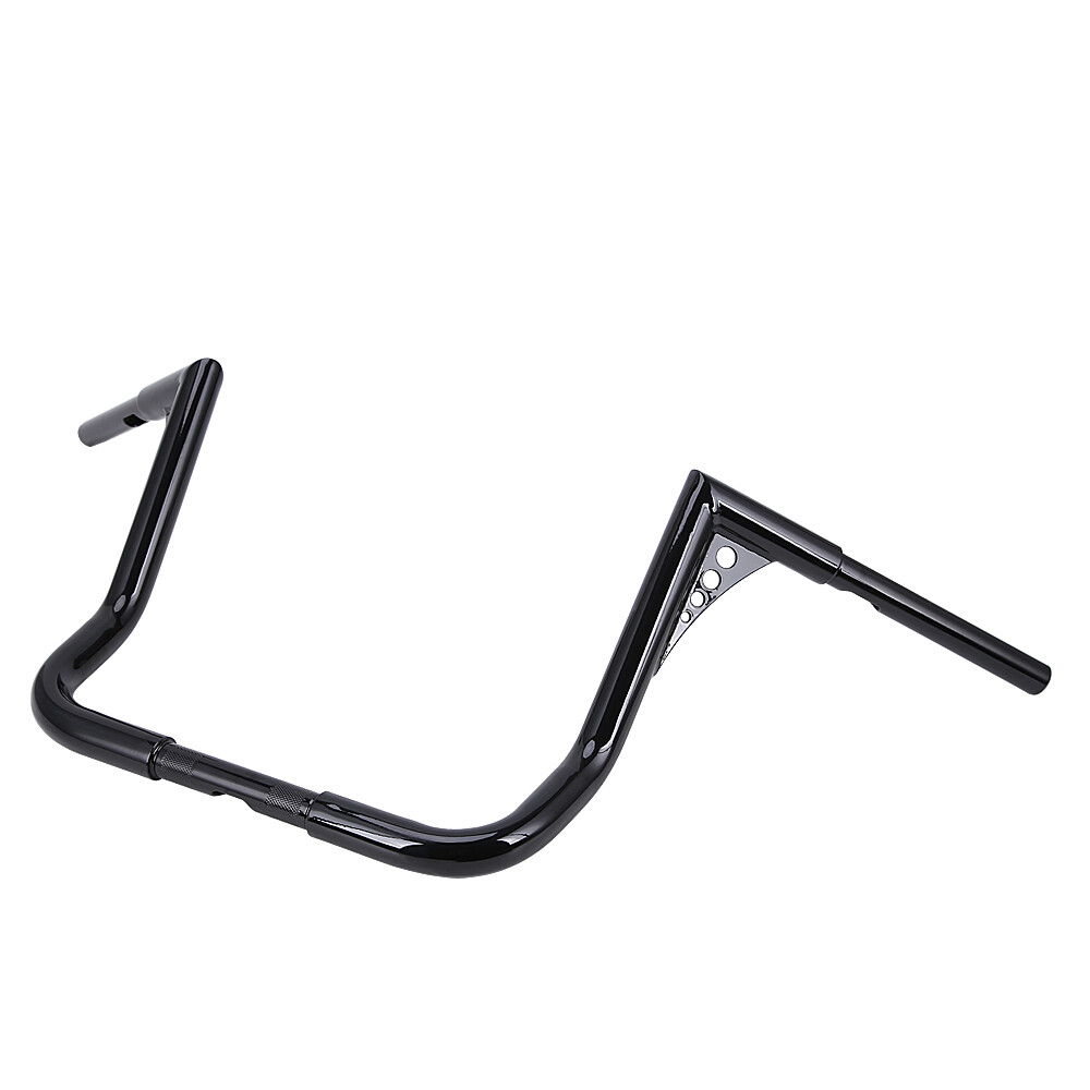12″ Inch Handlebar Rise Ape Hangers For Harley Touring Electra Street Glide 82+