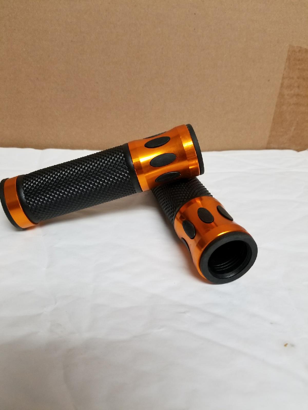 Yamaha R1 R6 CNC Aluminum Rubber Gel Hand Grips Gold