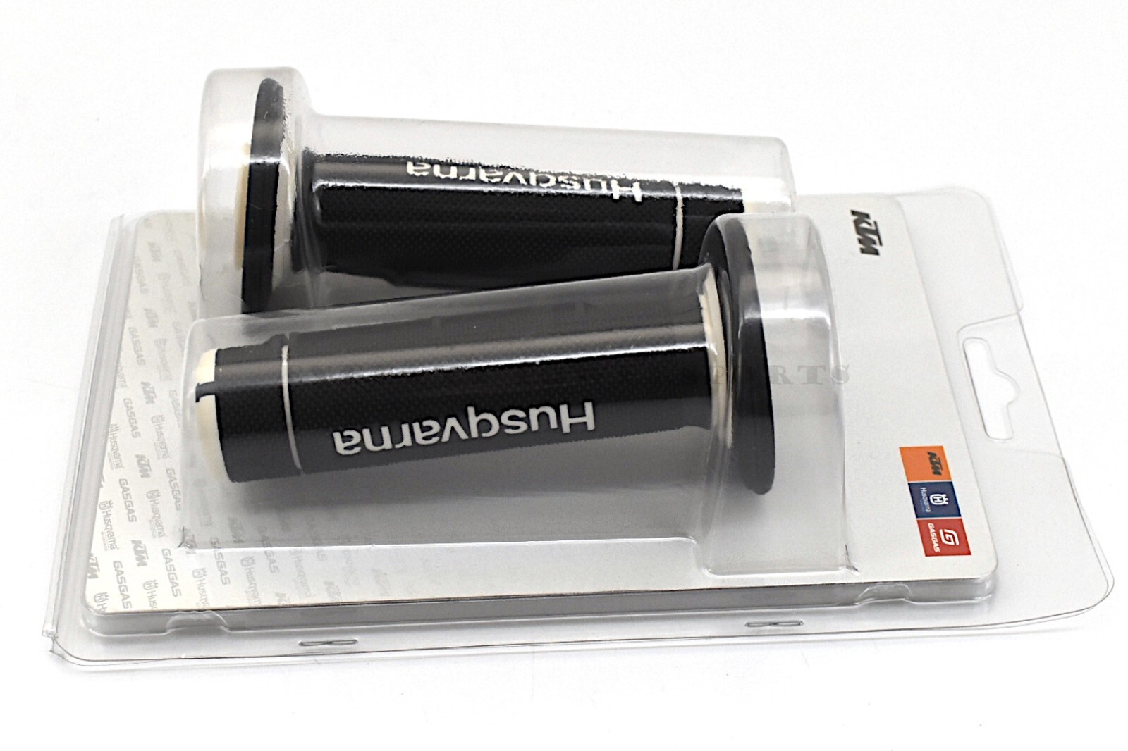 Grips Set Black/White TC 125 250 14-16, 701 Enduro/LR 18-20 OEM Grip Kit #O233 B