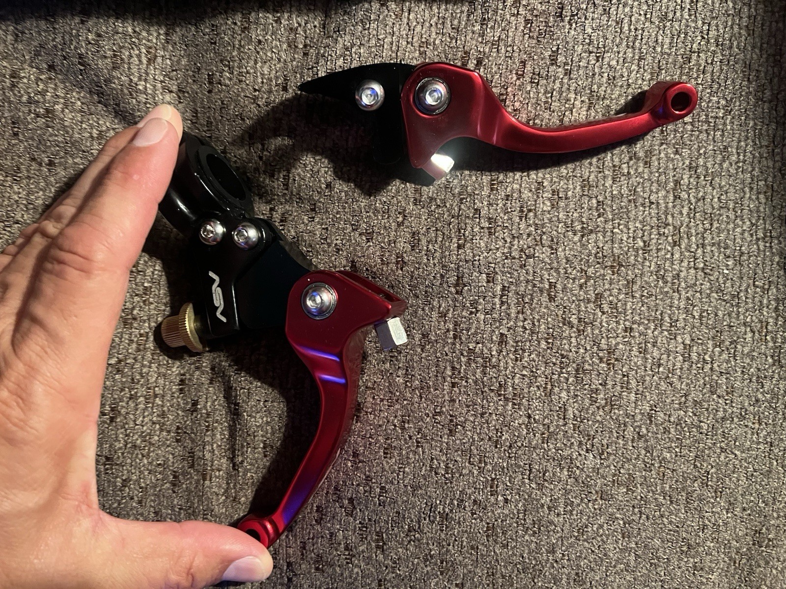 Universal CNC Foldable Brake /Clutch Levers With Mounting Perch