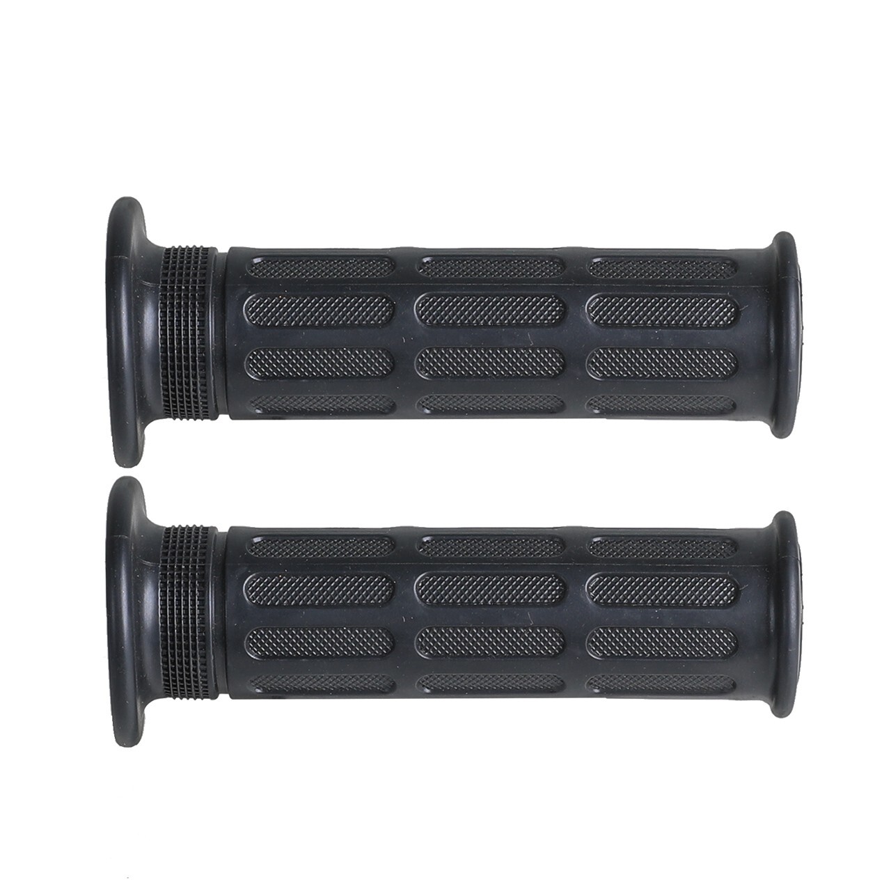 Black Universal Handlebar Hand Grips For 7/8” Thumb Throttle ATV Suzuki TaoTao