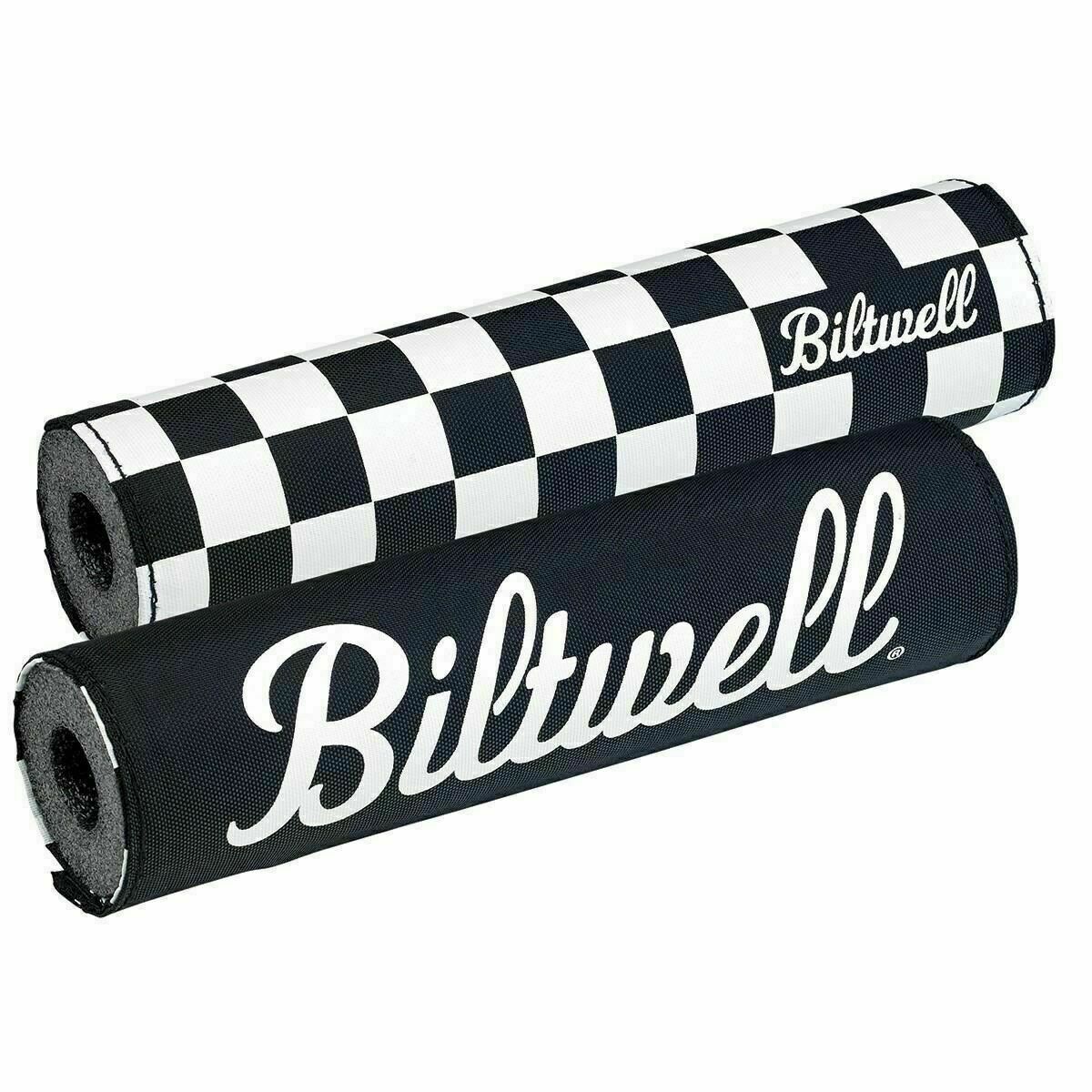 Biltwell Inc Moto Bar Handlebar Crossbar Pad – Reversible Black/White Checkers