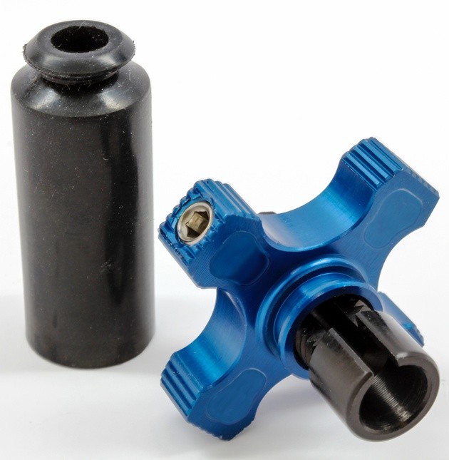 Works Connection Elite Perch Thumbwheel Blue