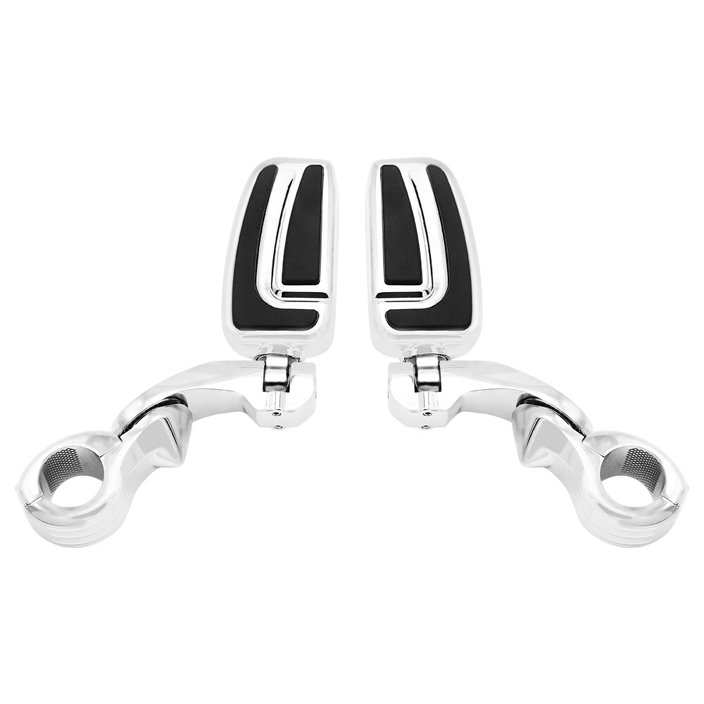Rider Pegs Air Flow Footpeg W/ Mounts For Harley Street Glide FLHX FLHXS 2006-24