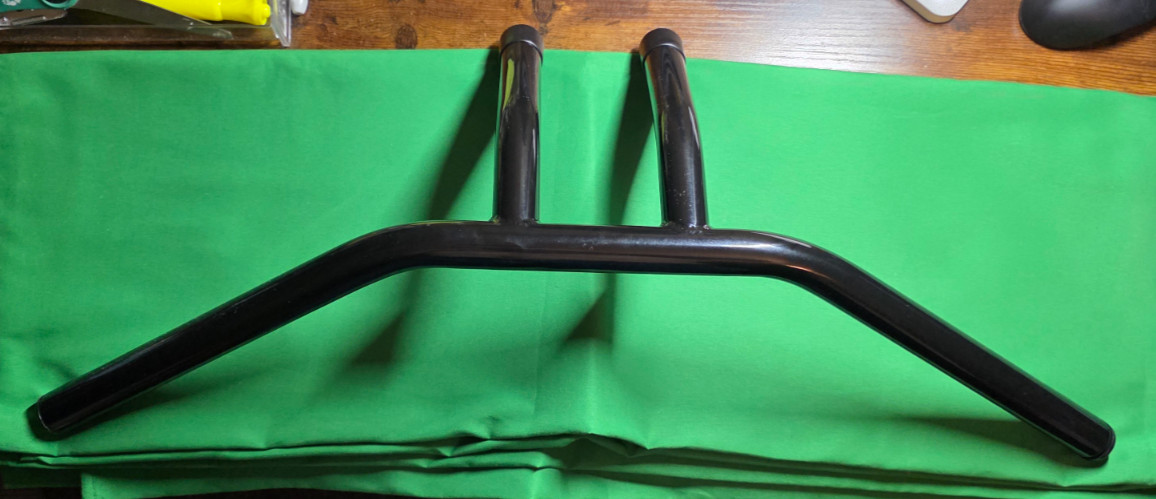 Emgo 07-93411B 1″ T-Bar Handlebar 6″ Black