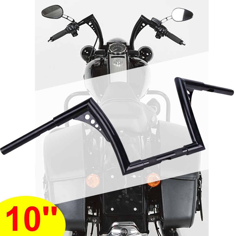 10″ 12″ 14″ 16″ Rise Ape Hanger Handlebars For Harley Softail Dyna Sportster XL