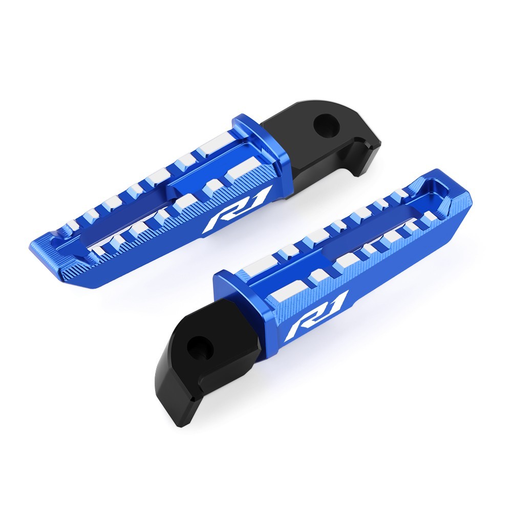 Rear Foot Pegs Passenger Footrest Pedals Footpegs For Yamaha YZF R1 2020-2026