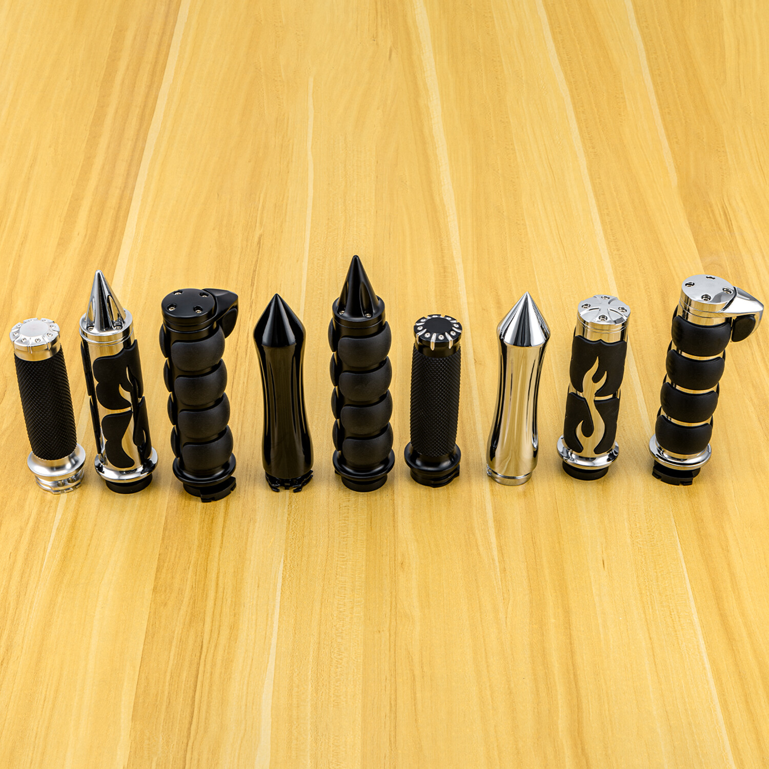 1” Inch Motorcycle Handle Bar Hand Grips for Harley Sportster Softail Road King