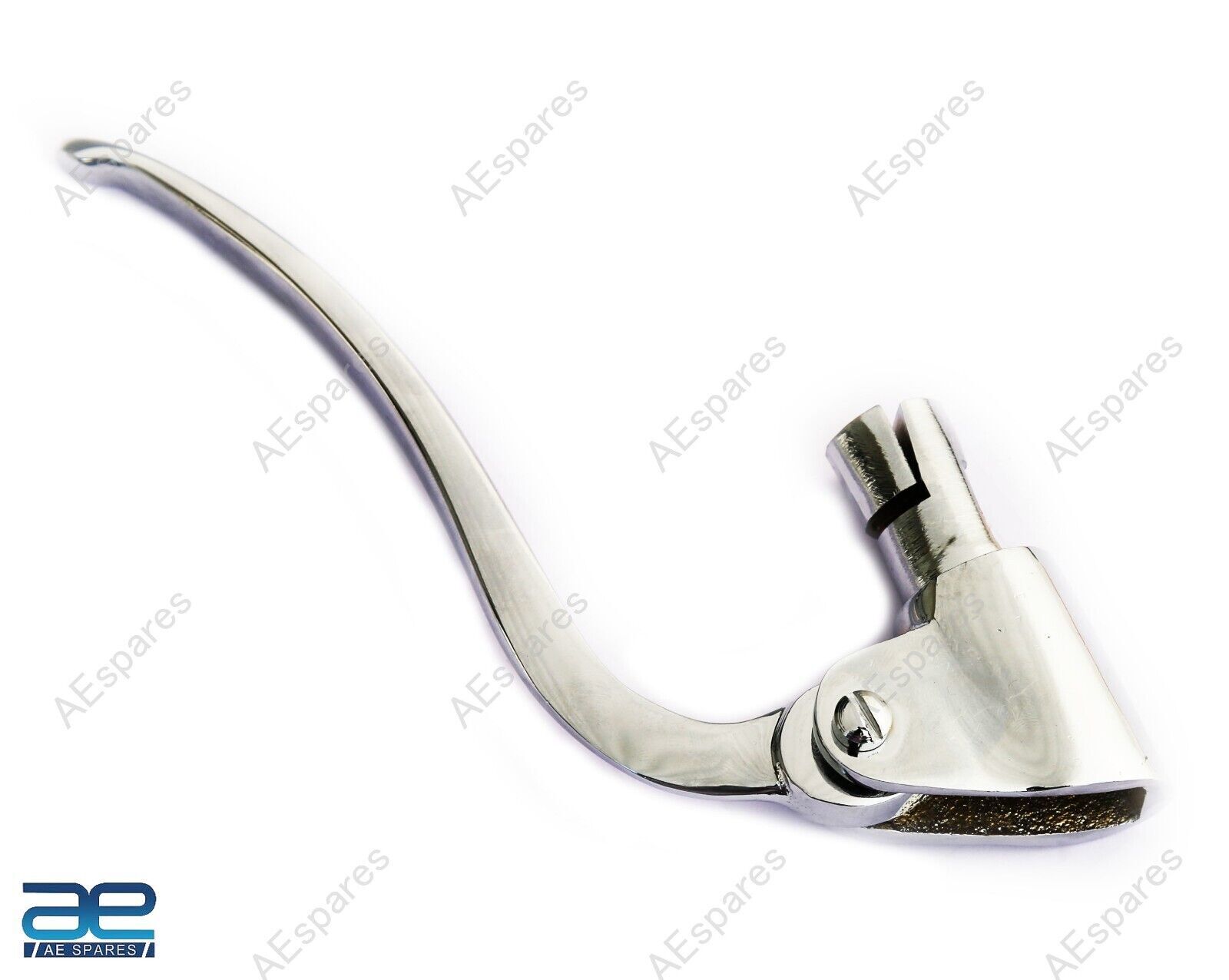 7/8″ Handlebar Inverted Brake Clutch Lever Set Brass Chrome For BSA Triumph S2u