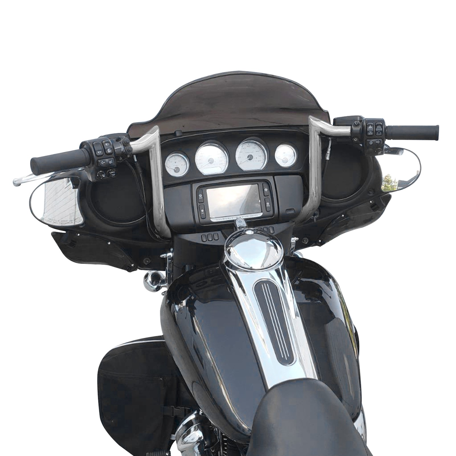 10″ Rise Meathook Bagger Ape Handlebar For Harley 86-23 Touring Street Glide