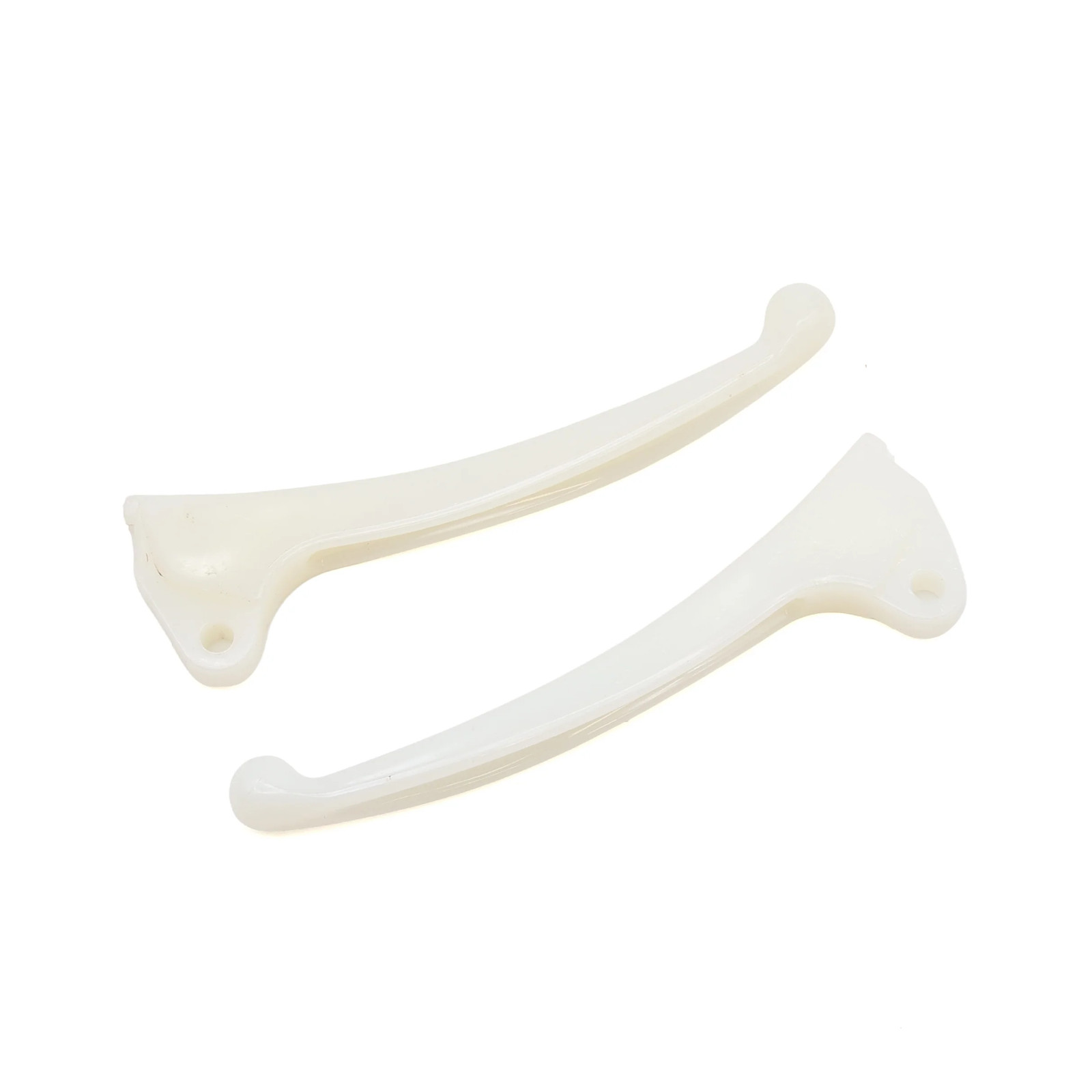 Reproduction White Plastic Lever Set – Honda Z50 K0, PC50 & PS50